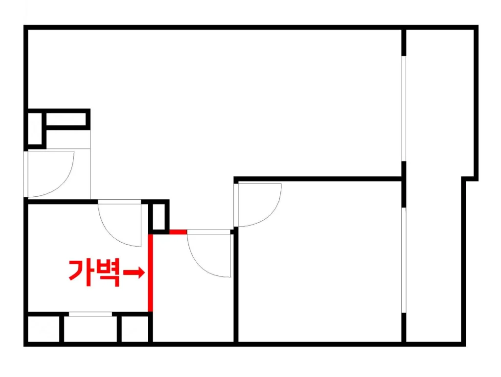 화장실 가벽